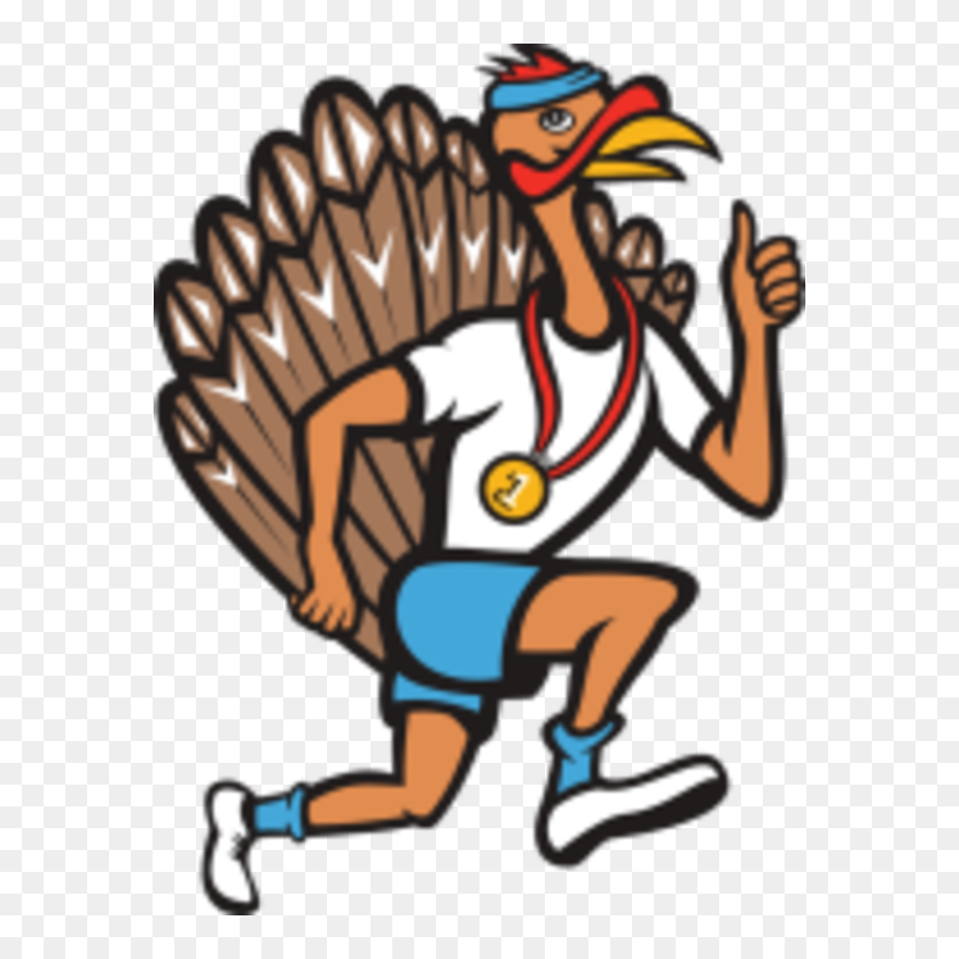 Level Up Fitness Gobble Wobble - Turkey Runner Clipart