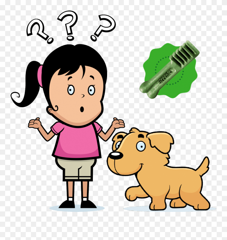 How Do Greenies Help Dog"s Teeth - Cartoon Girl Clipart