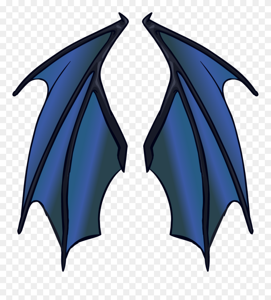Club Penguin Wiki - Clipart Red Bat Wings - Png Download
