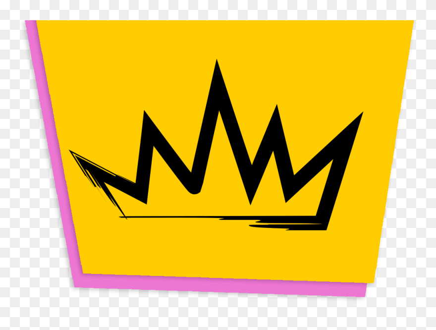 Logo Box Yellow Pink Black Clipart