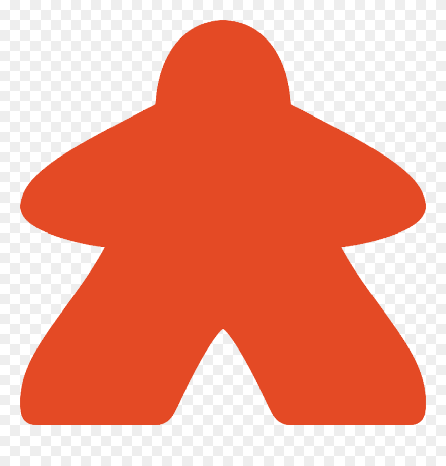 Meeple Png 4 » Png Image - Orange Meeple Transparent Clipart