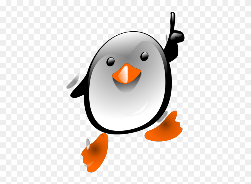 Number One Penguin Png Icons - Tux Happy Clipart