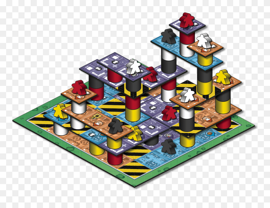 Meeple Towers Clipart