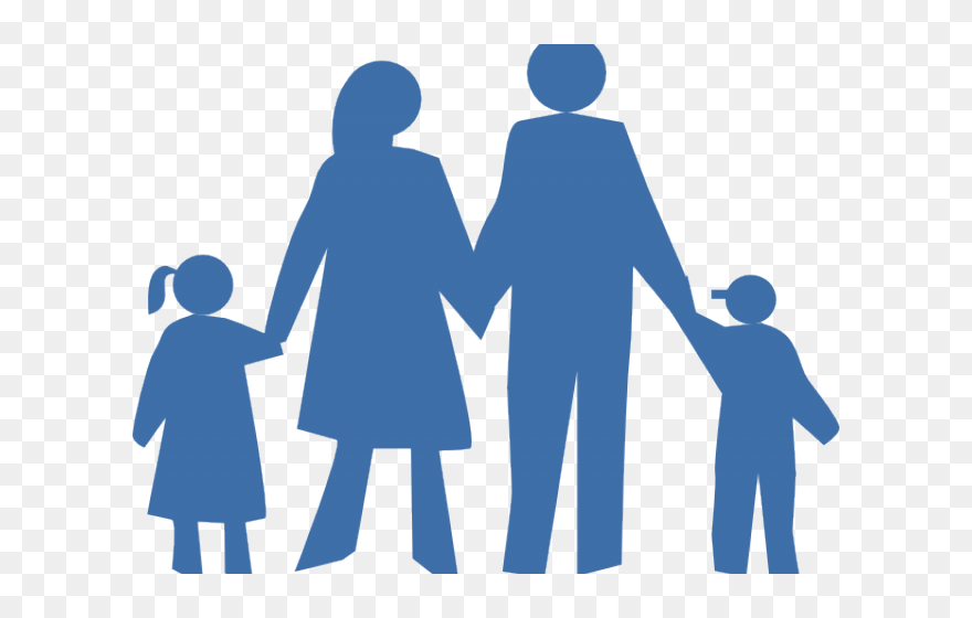 Transparent Family Silhouette Png - Clipart Family Silhouette