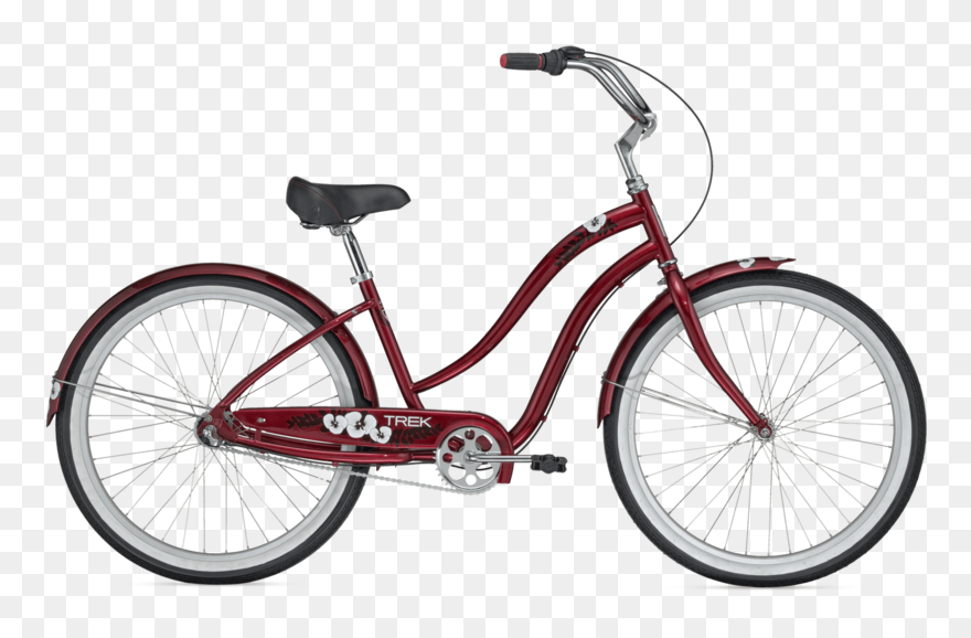 Bicycle Png Image - Electra Cruiser Bike With Flowers Clipart