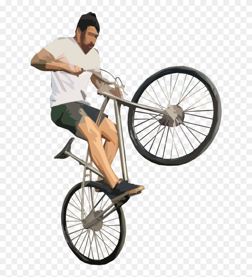 Cycling, Cyclist Png - Photoshop Guy On Bicycle Clipart