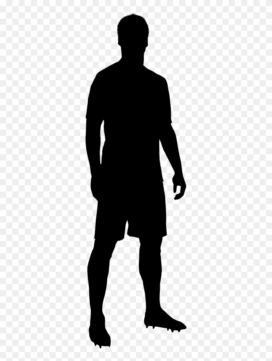 Man Cartoon Clipart - Transparent Black Man Silhouette - Png Download