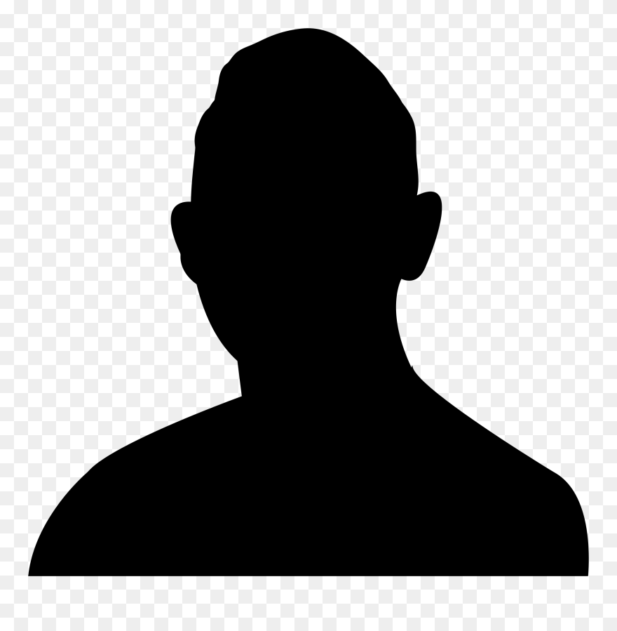 Silhouette Clip Art Image Man Male - Imagem Pessoa Neutra - Png Download