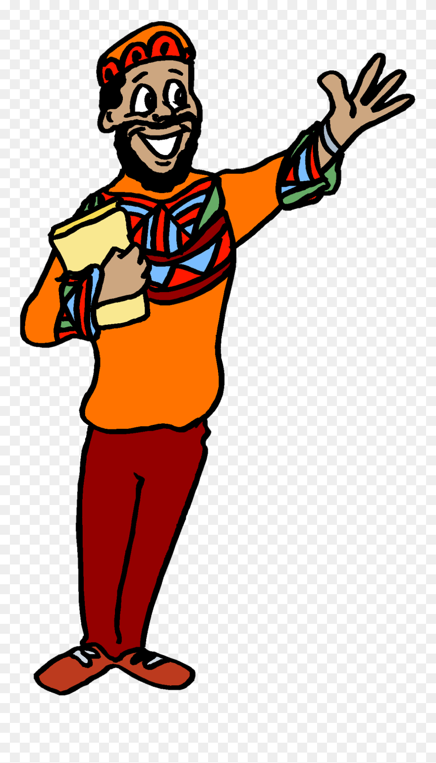 Transparent African American Clip Art - Traditional African Man Clip Art - Png Download