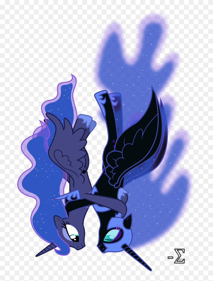 Mlp Luna X Nightmare Moon Clipart