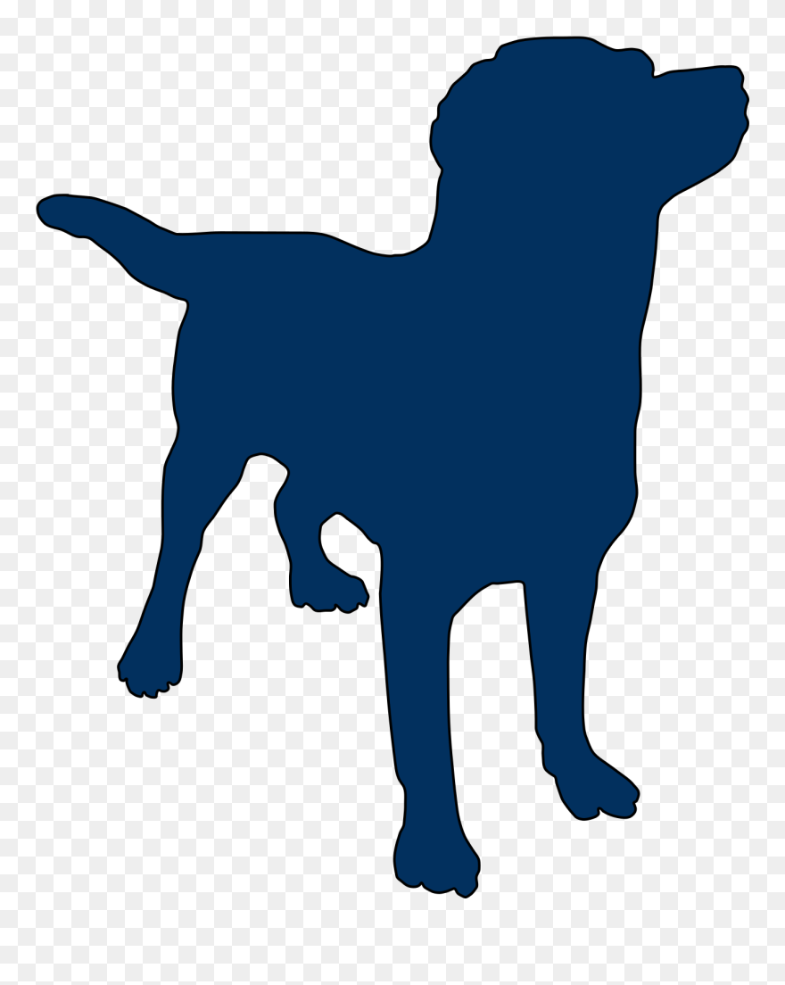 Dog Silhouette Copyright Free Clipart