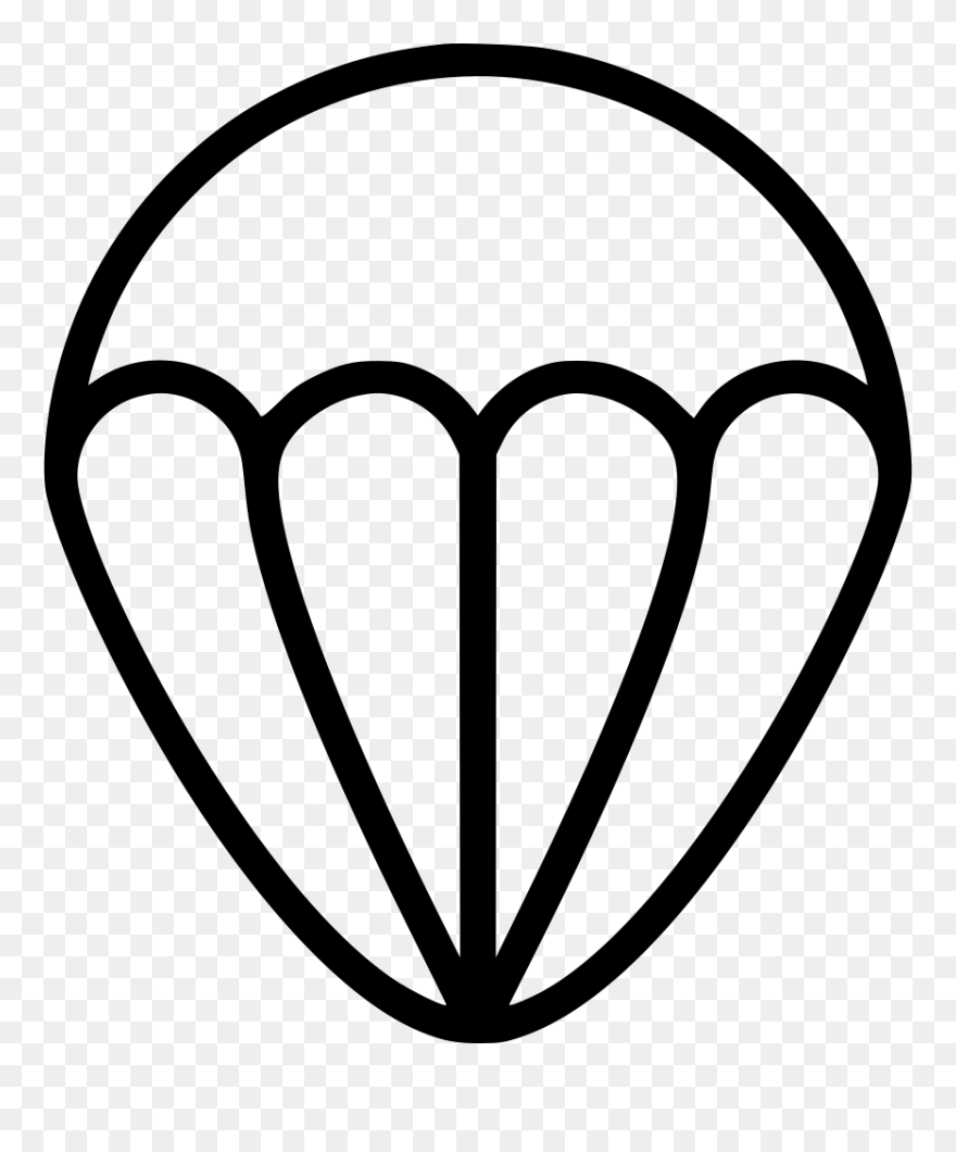 Skydiving - Icon Clipart