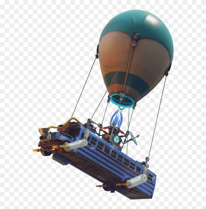 Battle Bus - Bus Png Fortnite Clipart