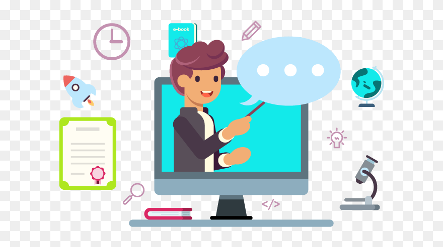 Studying Languages - Translation Education Clipart