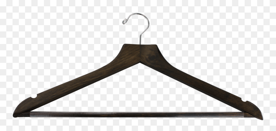 Black Wooden Hanger Male Clipart