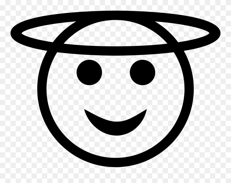 Png File Svg Good Person Icon - Person With Halo Icon Clipart