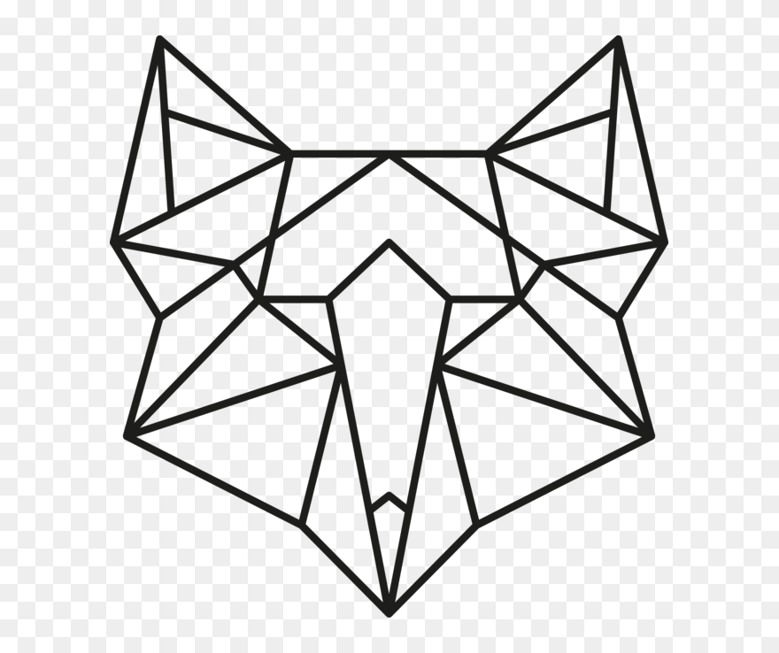 Fox Geometric Png Clipart