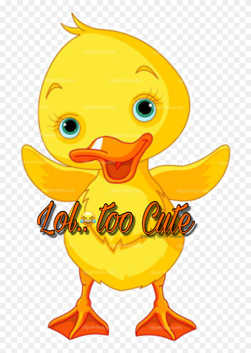 Photo From Clipart Box - Baby Yellow Duck Clip Art - Png Download
