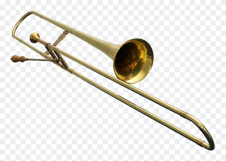 Types Of Trombone Sackbut Trumpet Mellophone - Baroque Trombone Clipart