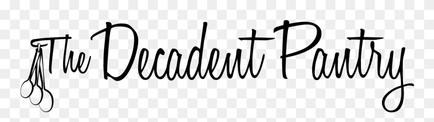 The Decadent Pantry - Calligraphy Clipart