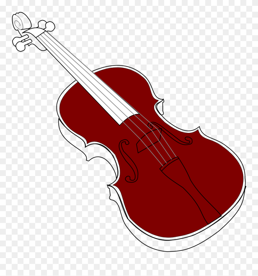 Gambar Sketsa Alat Musik Biola Clipart