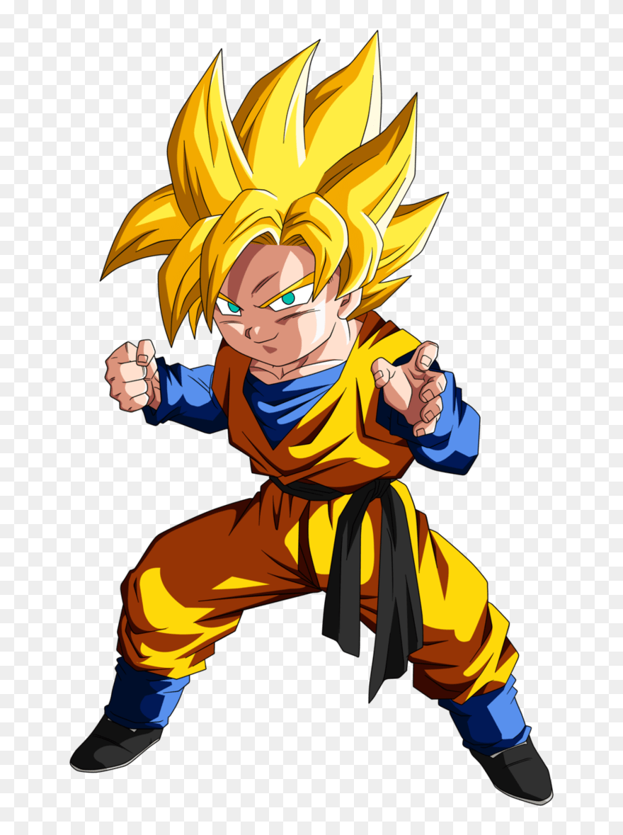 Dragon Ball Z Goten Ssj Clipart