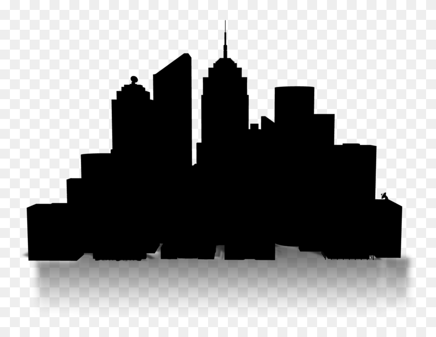 Empire State Building Portable Network Graphics Vector - Building Silhouette Png Clipart