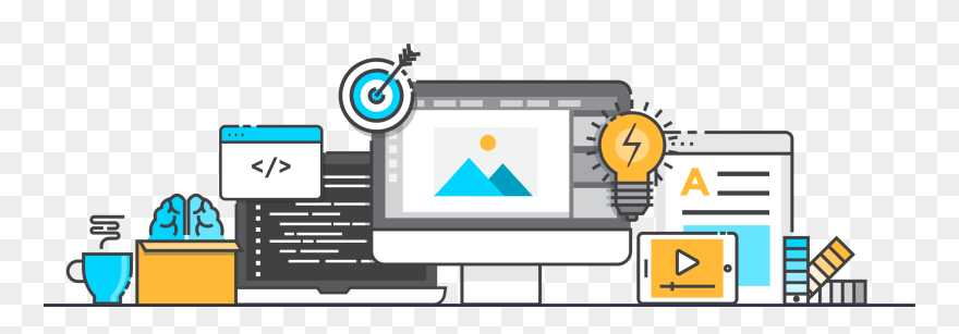 Blueline Branding - Graphic Design Clipart