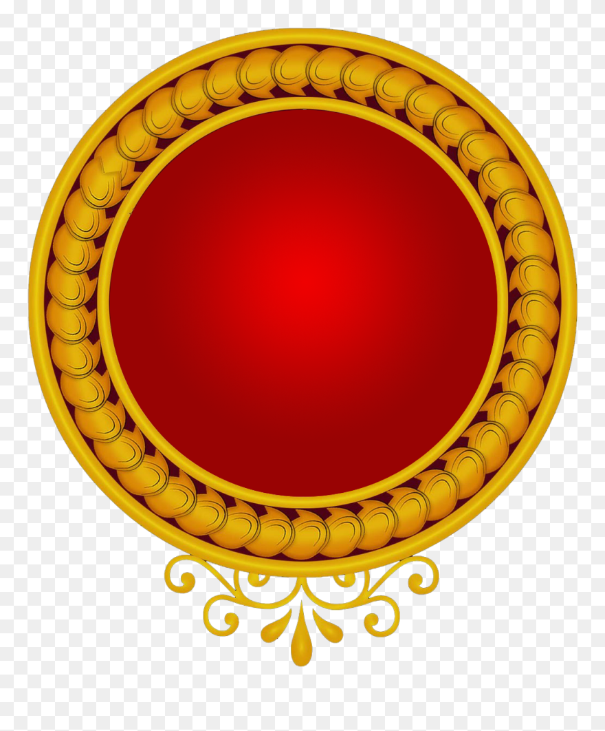 Gold Frame Clip Art - Png Download