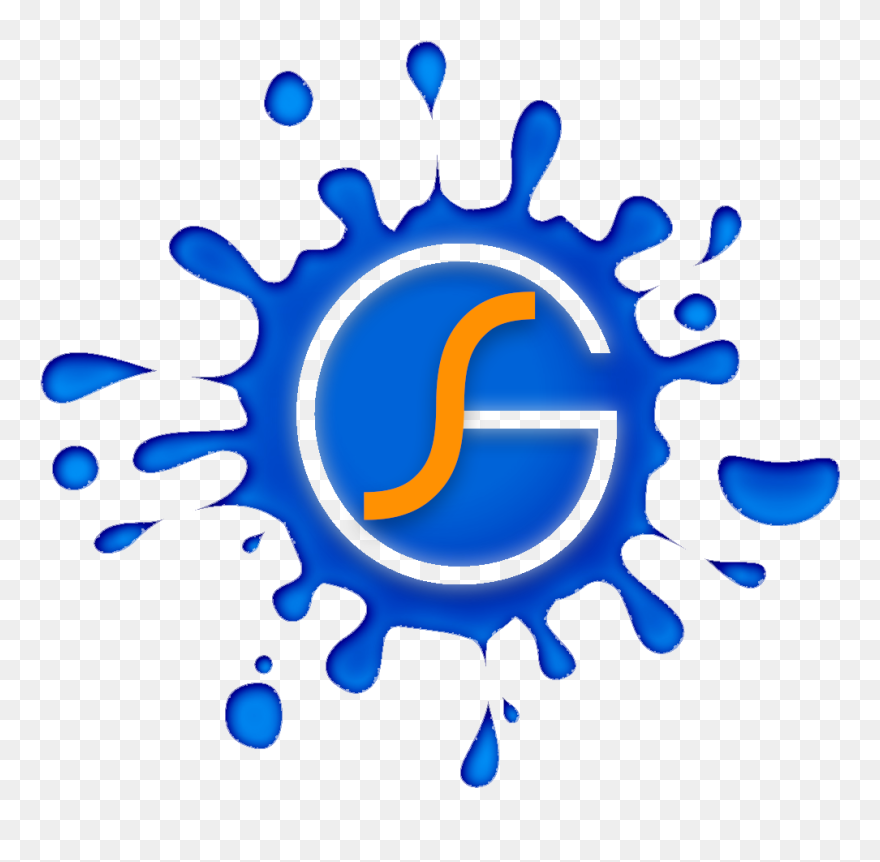 Blue Paint Splash Png Clipart