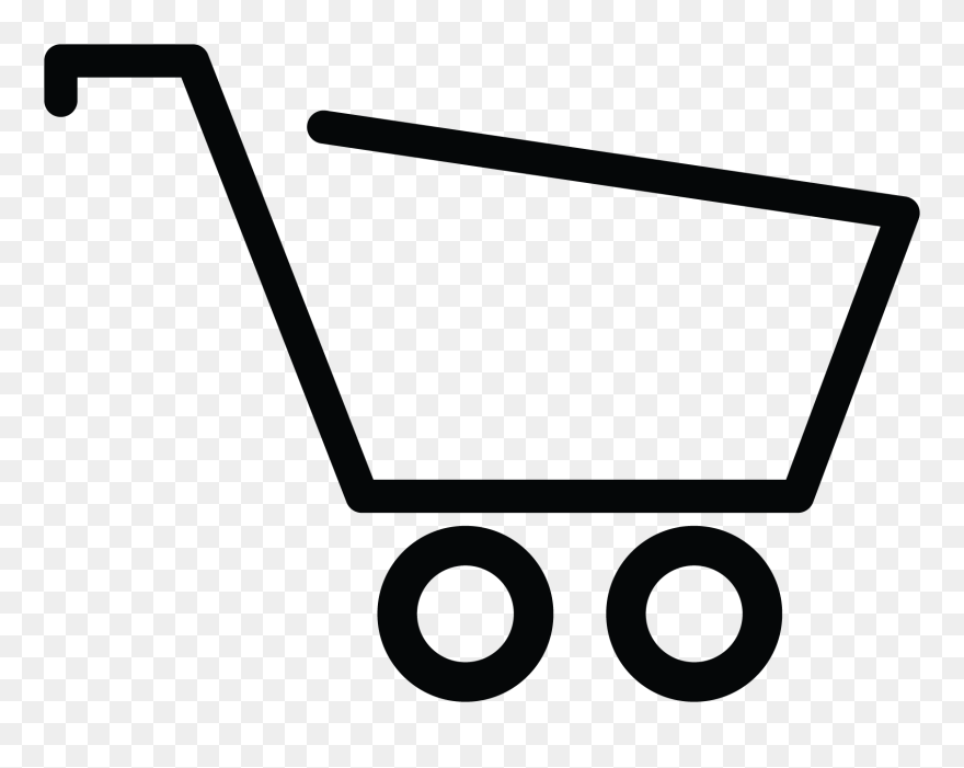 Procurement Department Icon - Shopping Cart Outline Png Clipart