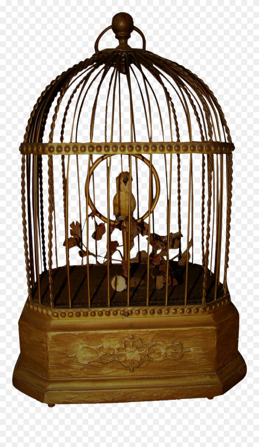 Nightingale In Cage Clipart