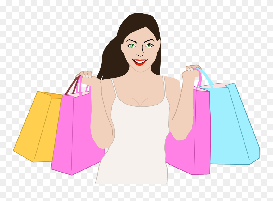 Girl Shopping Icon Png Clipart