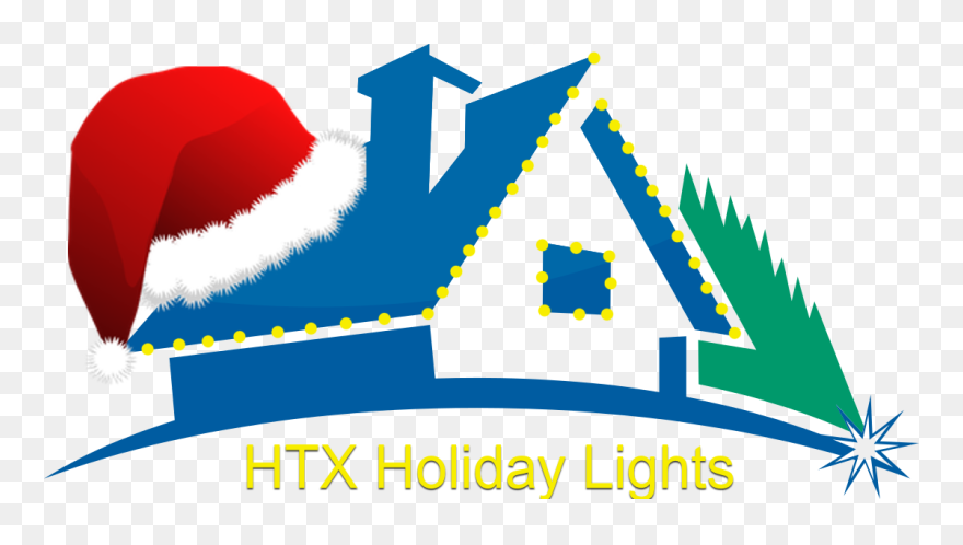 Htxholidaylightslogo2 - House Cleaning Clipart