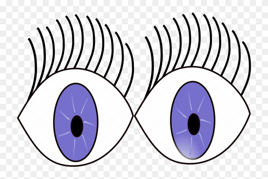 Wide Open Eyes Cartoon - Eyes Wide Open Clipart - Png Download