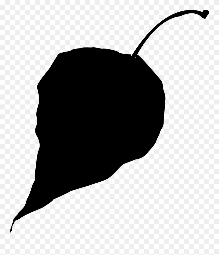 Clipart Leaf Silhouette - Png Download