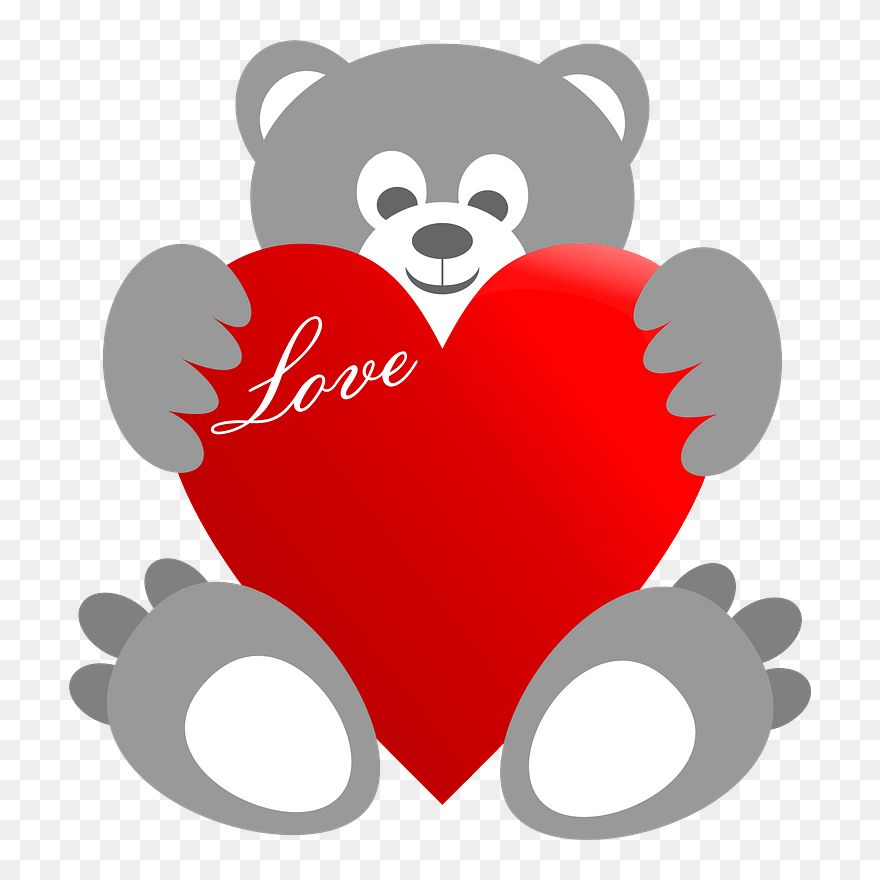 Valentine"s Day Teddy Bear Clipart - Teddy Day Images 2020 Download - Png Download