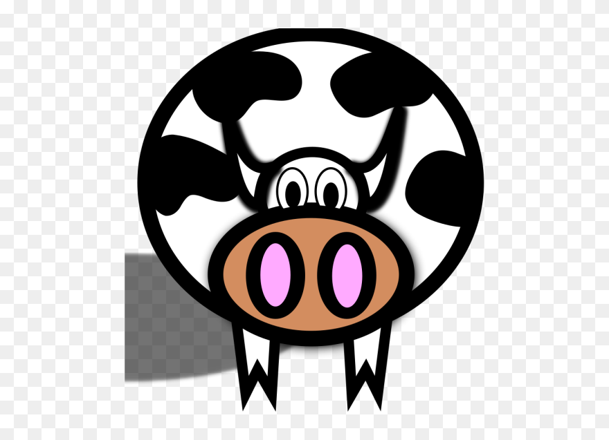 Pink Nostril Cow Png Icons - Cow Clip Art Transparent Png