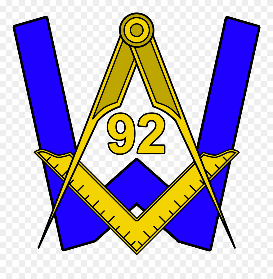 Mason Square And Compass Transparent Png Clipart