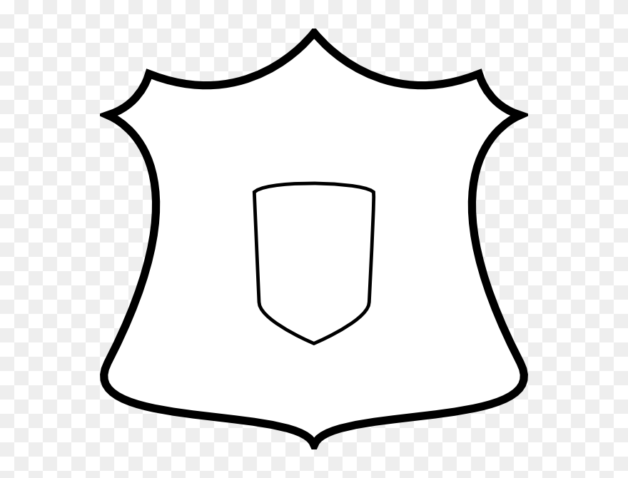 Shield Logo Png Plain Black Clipart