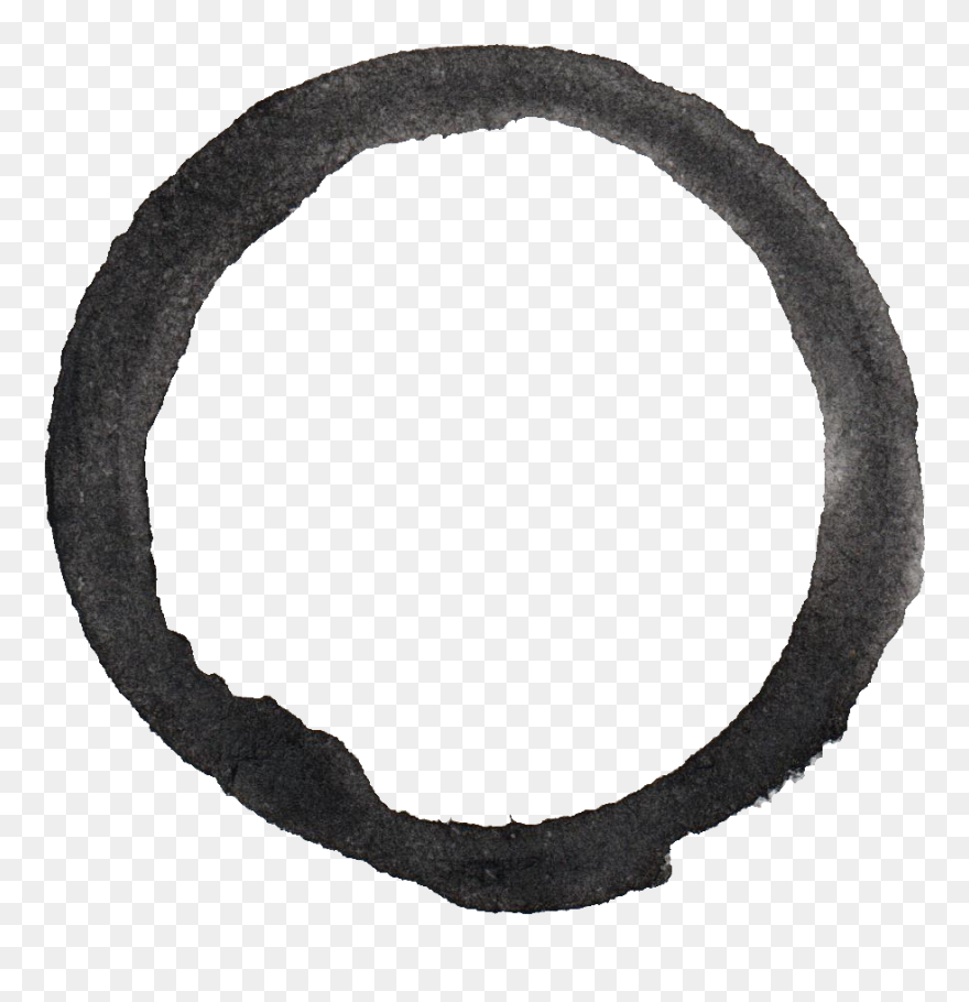 Watercolor Circle Outline Free Png Download Free Watercolor - Png Watercolor Circle Black Watercolor Clipart