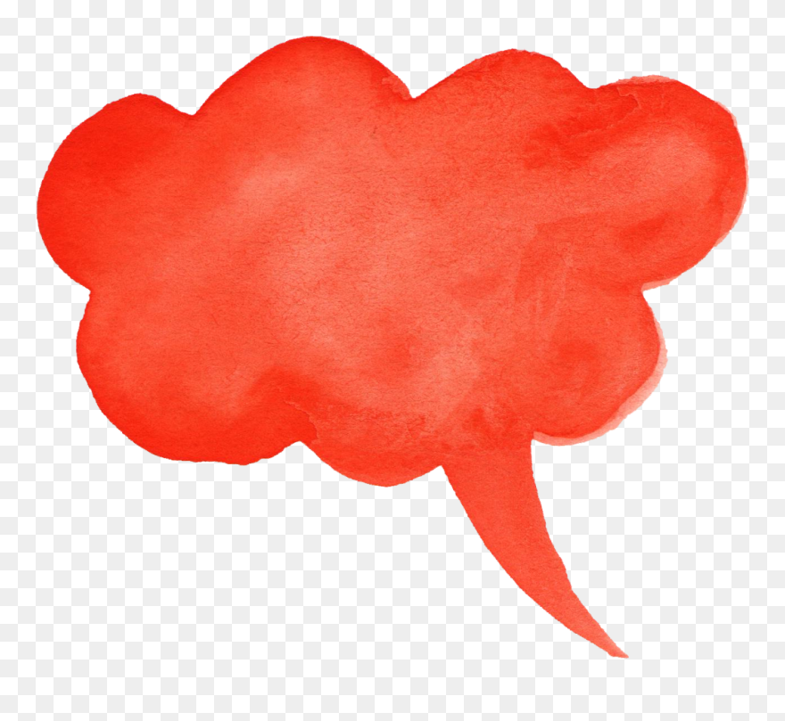 Water Color Speech Bubble Clipart