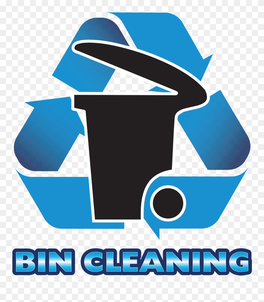Bincleaninglogo - Black Recycle Sign Clipart