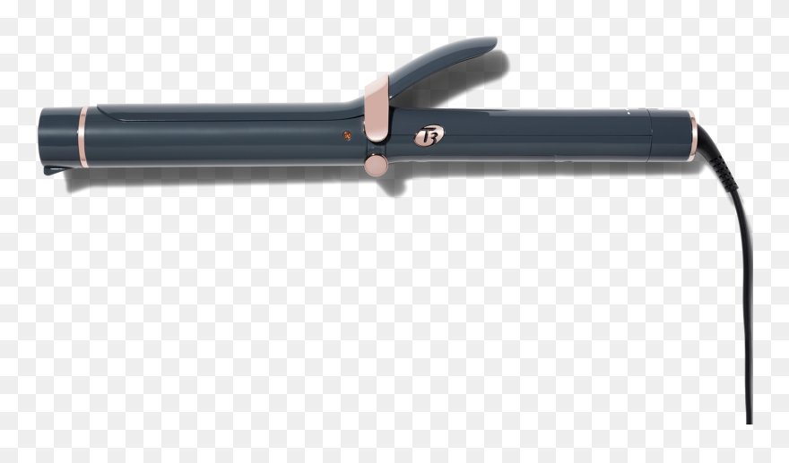 Long Clip Curling - Carbon - Png Download