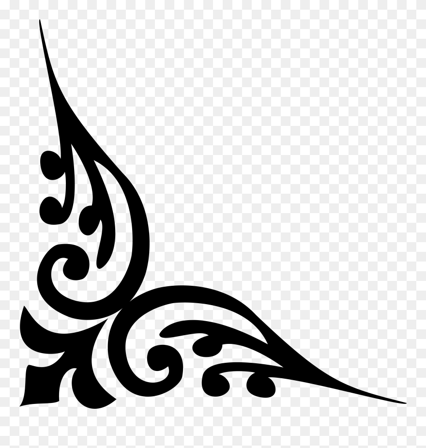 Simple Corner Design Png Clipart