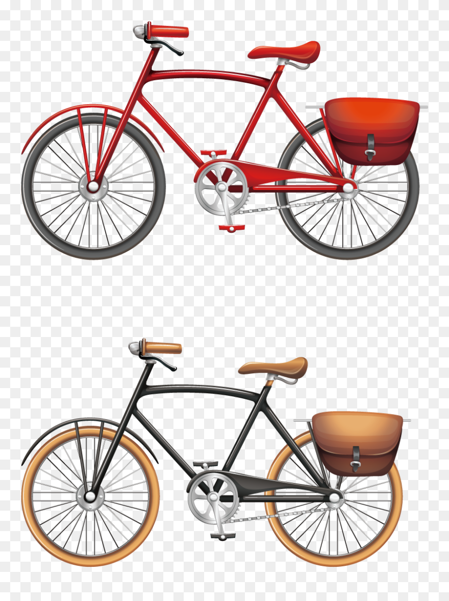 Bicycle Stock Photography Clip Art - Vintage Bicycle Art Vector - Png Download