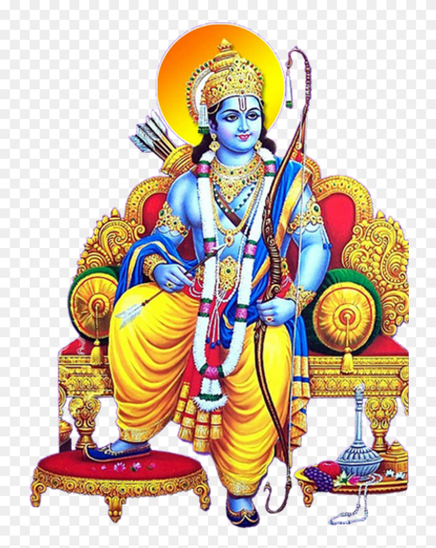 Lord Rama Vector Free Vector, Clipart, Psd - Happy Ram Navami 2020 - Png Download