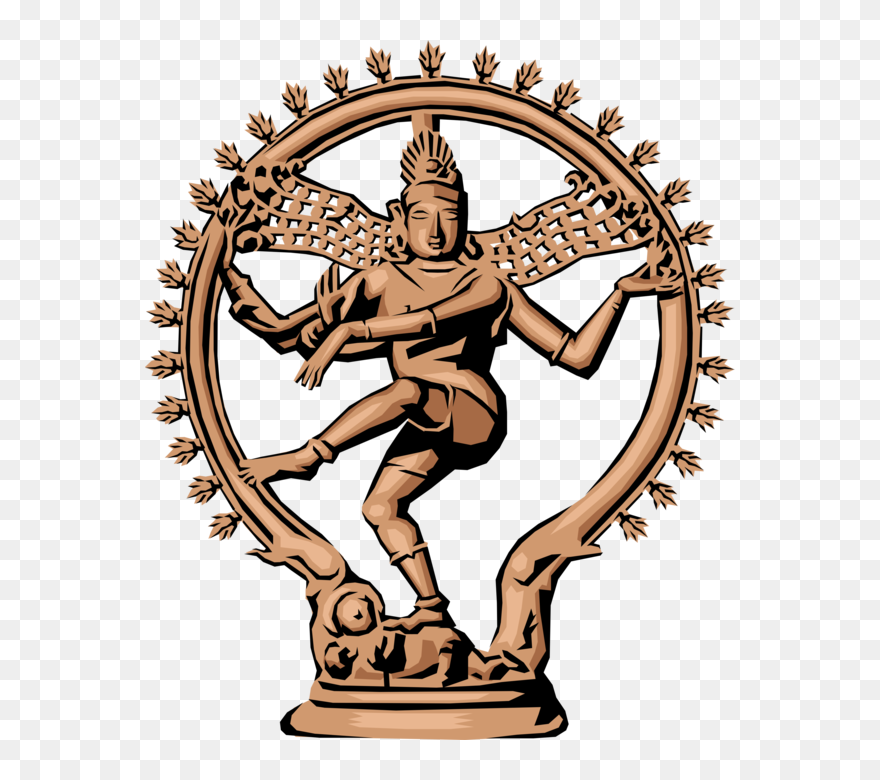 Siva Hinduism Royalty Free Vector Clip Art Illustration - God Nataraja Images Background Transparent - Png Download