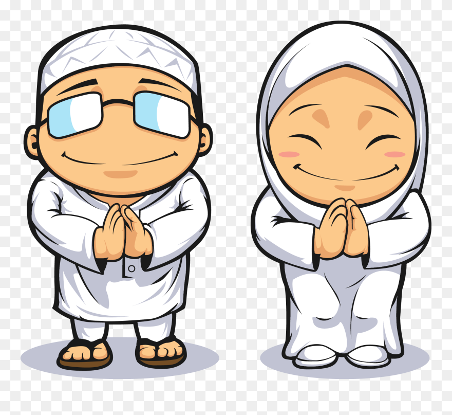 And Muslim Royalty-free Vector Female Prayer Male Clipart - Ramadan Water Drinking Tips - Png Download