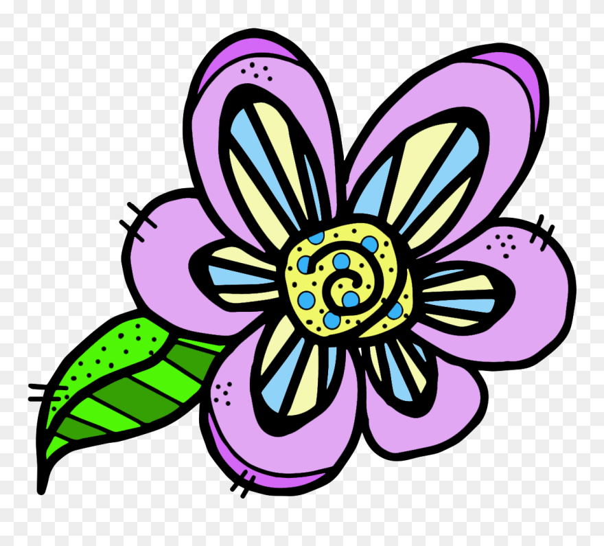 Doodle Flower Png Clipart